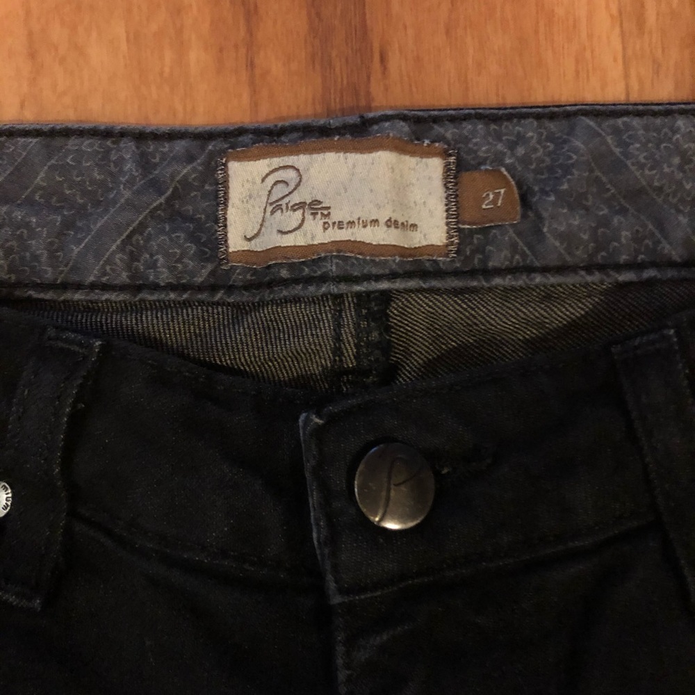 Paige black denim Jean